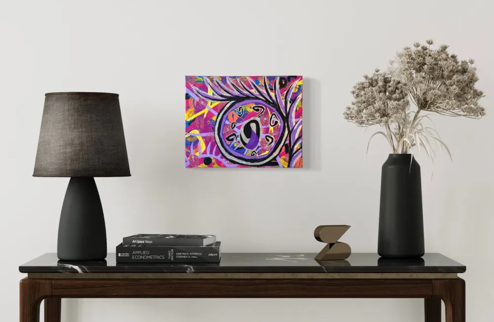 I-Kid-U-Not - Original Abstract Acrylic Painting on Canvas