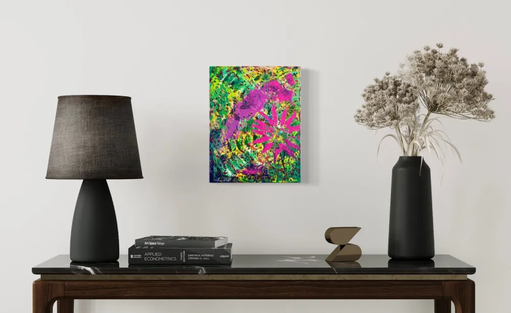 The Garden - Original Abstract Acrylic Painting on Canvas